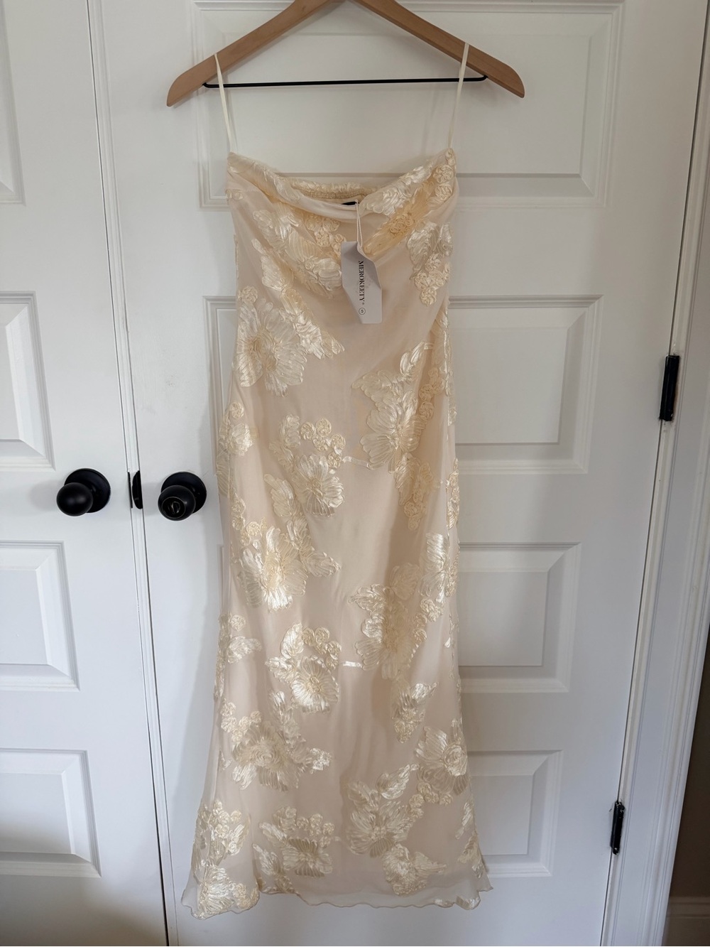 Merokeety strapless dress small nwt
